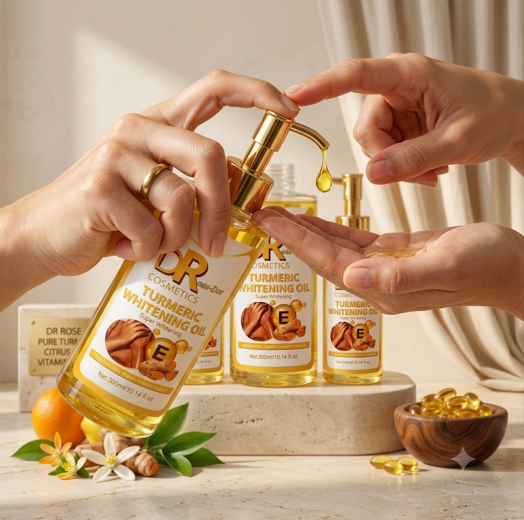 DR Cosmetics Turmeric Whitening Oil with Vitamin E